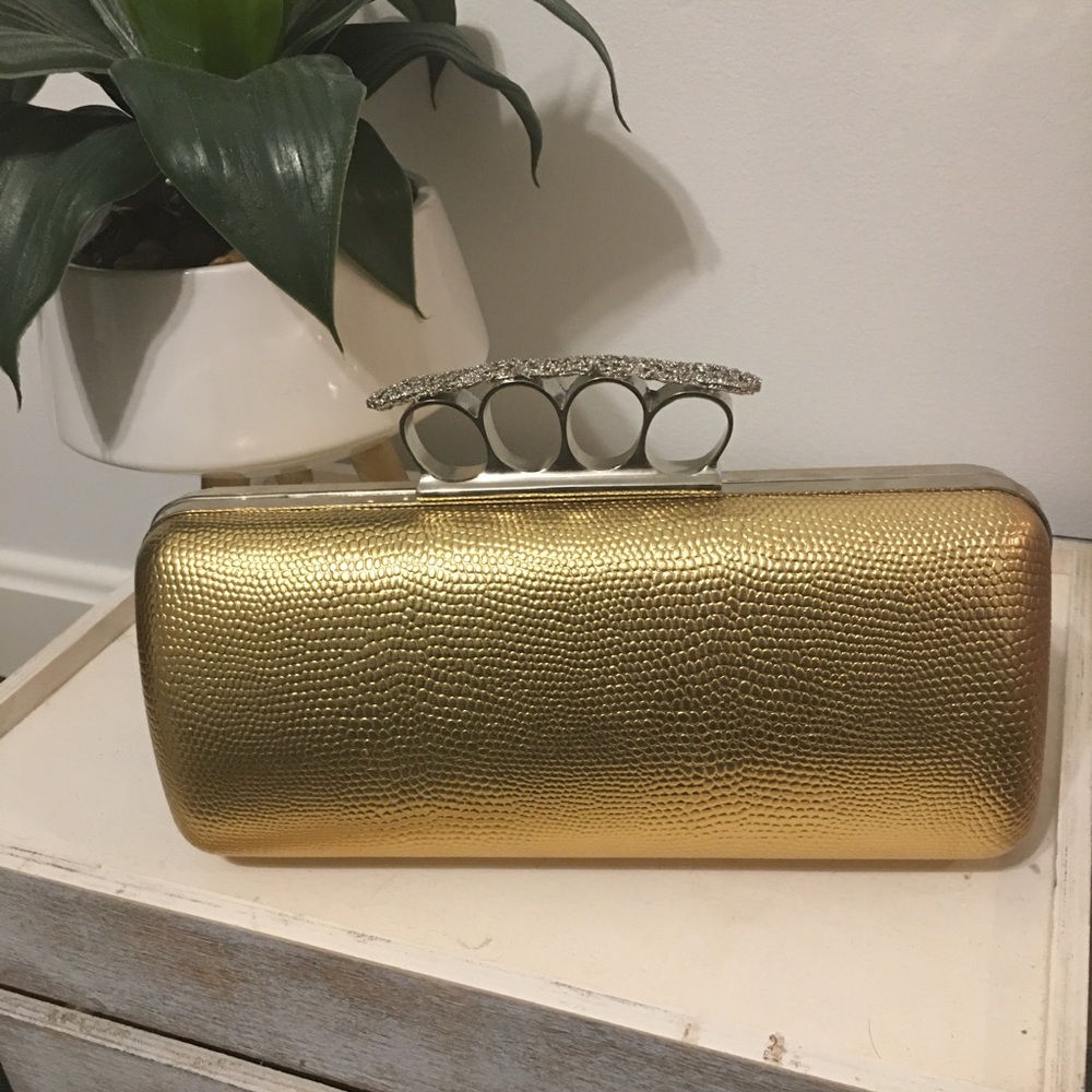 Gold clutch NWT